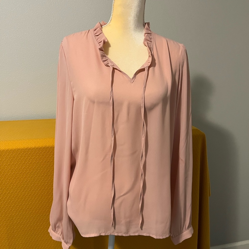 Pink Dress Blouse